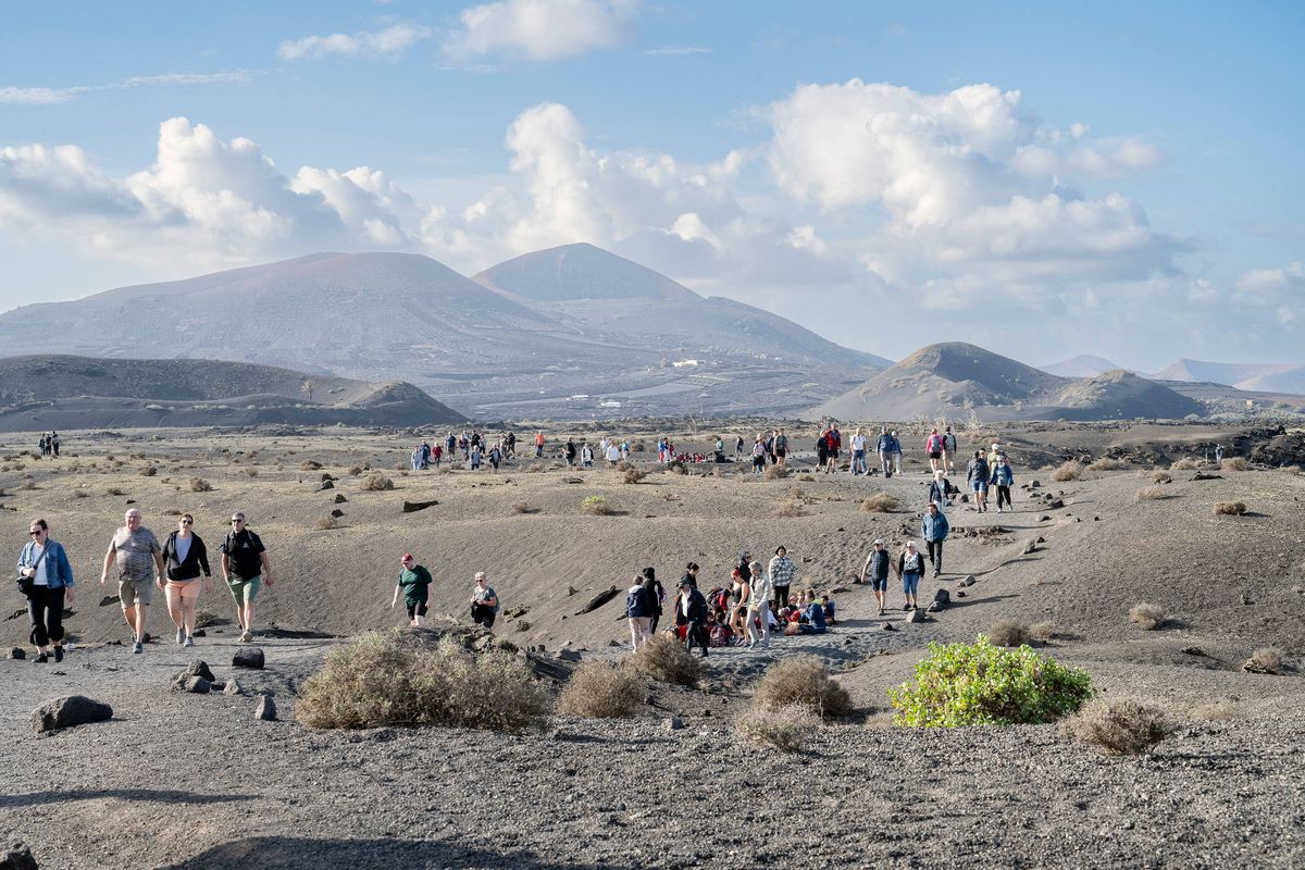 Tourists in Lanzarote