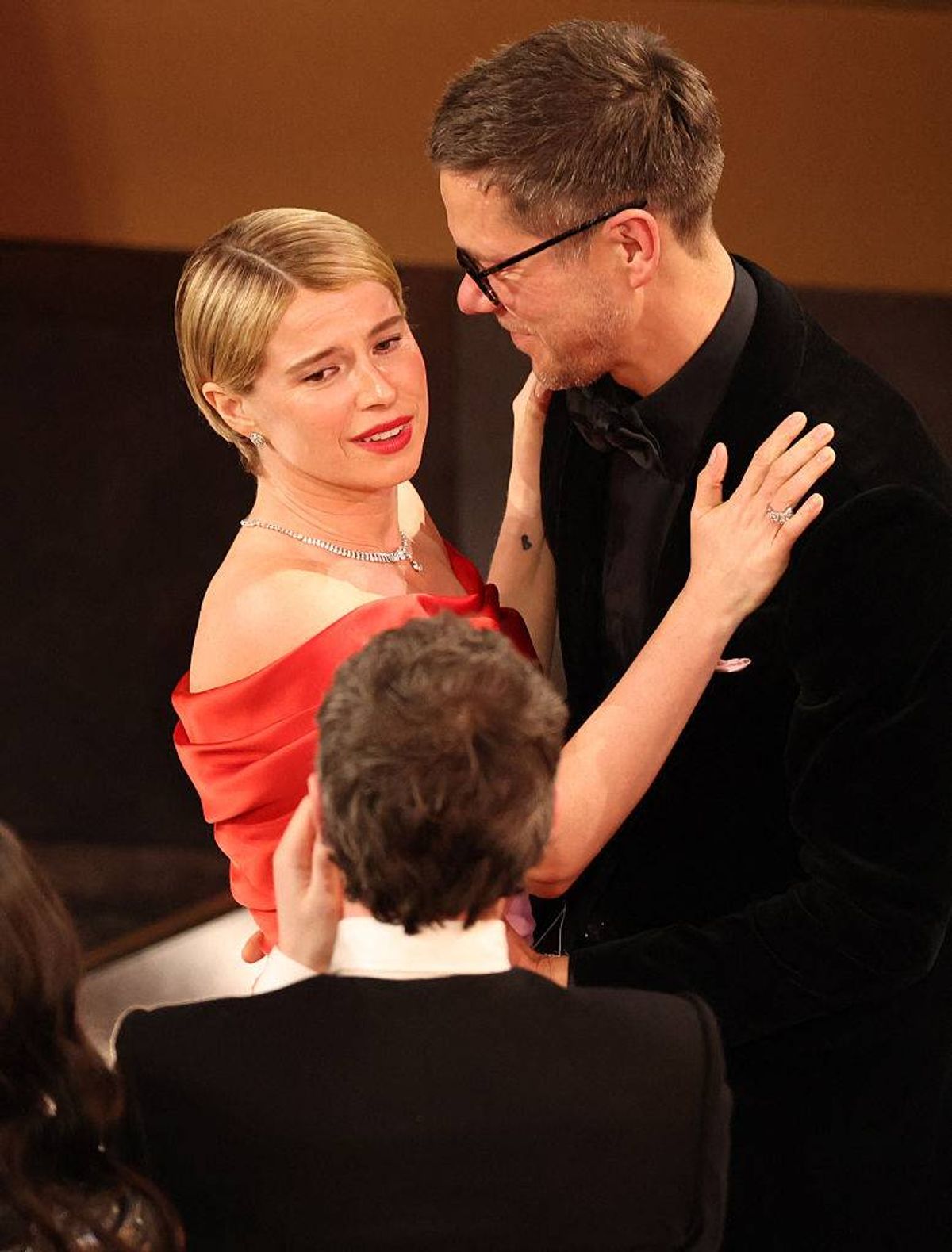 Jessie Buckley and Freddie Sorensen