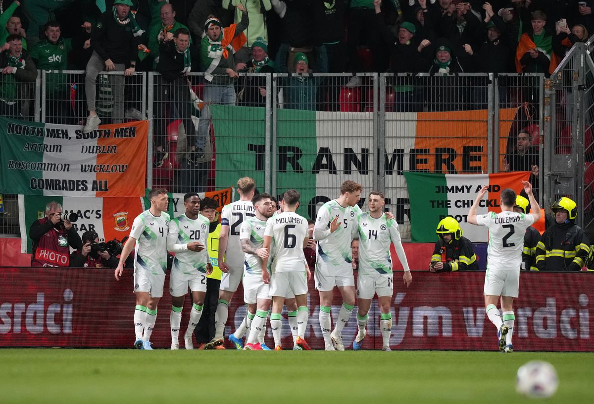 Parrott fired Ireland ahead from the penalty spot in Prague