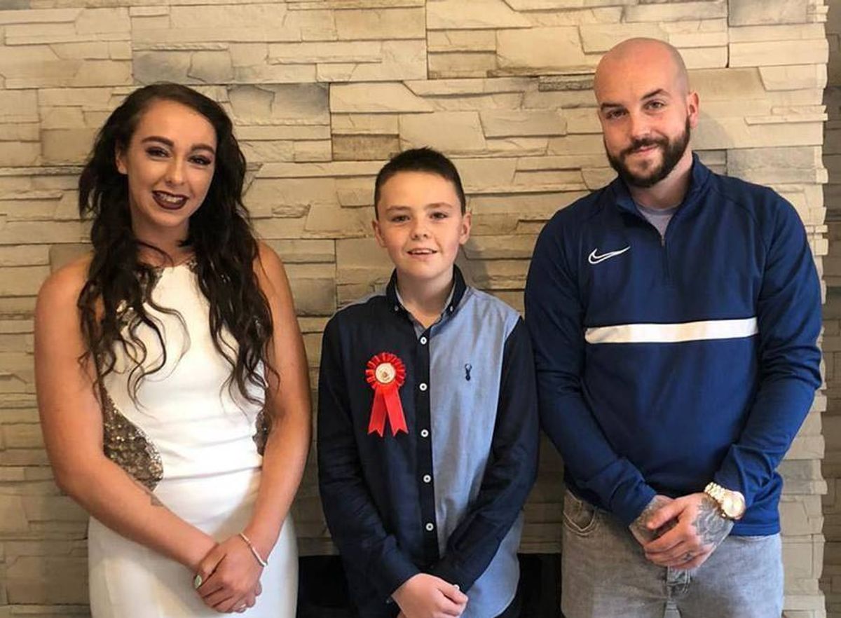 Daena Walsh with brothers Noah and Paul