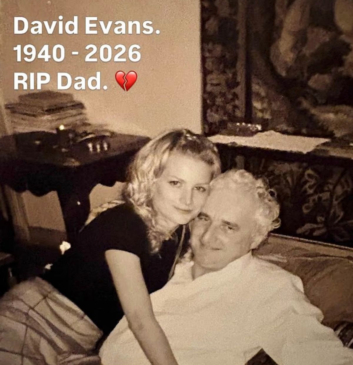 Alice shared a heartwarming tribute to her late father