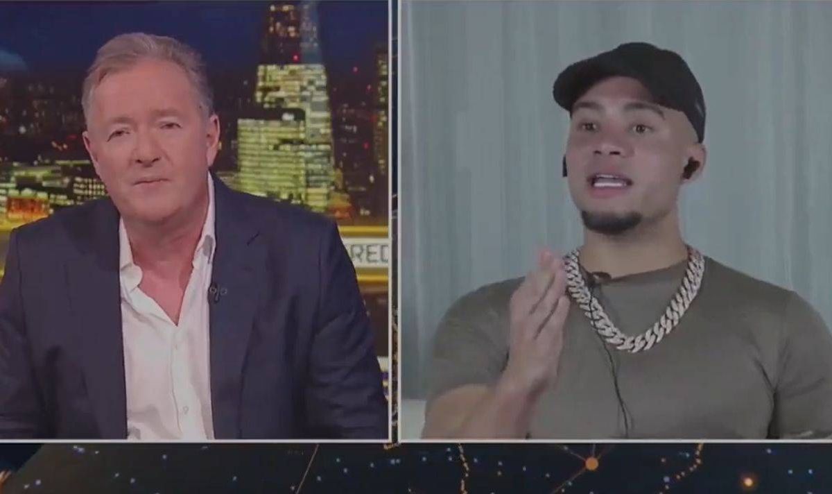 The TikTok personality locked horns with Piers Morgan