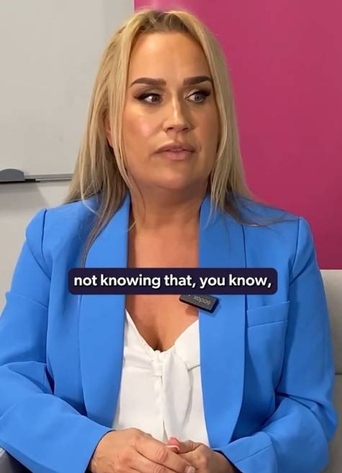 Leah Wright has opened up about her own experiences