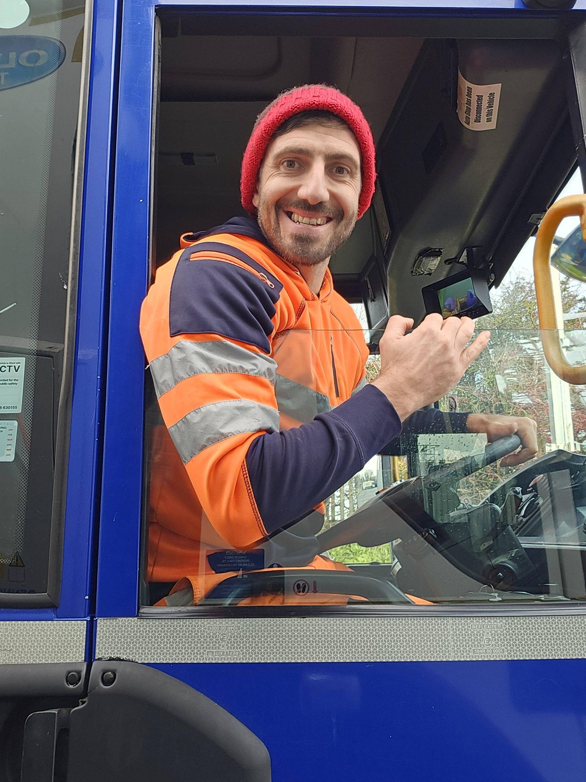 Binman Ashley at work