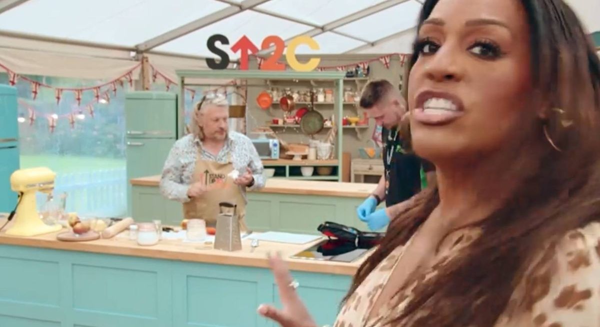 Celebrity Bake Off medics were forced to step in after one star's kitchen blunder