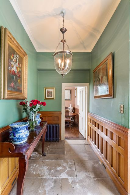 A corridor inside Ely Lodge, Enniskillen, Co Fermanagh