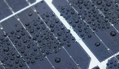 Hybrid Solar Panel Turns Raindrops into Electricity