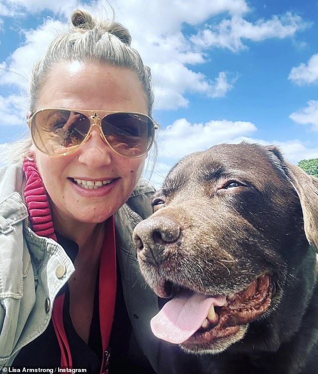 Lisa Armstrong, ex-wife of TV star Ant McPartlin, was sent a bouquet of flowers from the TV presenter following the death of their beloved brown Labrador, Hurley