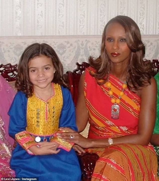 Lexi's music legend father died in January 2016 aged 69. Her mother is supermodel Iman (pictured together)
