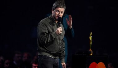 Noel Gallagher hailed his brother Liam while he accepted Songwriter of the Year gong at the 2026 BRIT Awards at Co-op Live Arena in Manchester on Saturday night