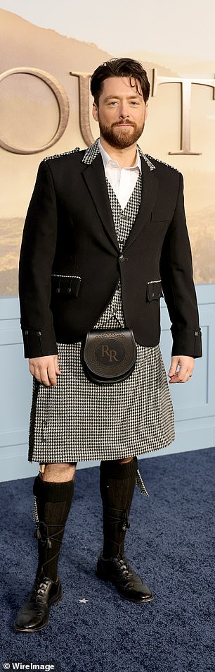 Richard Rankin pictured at the premiere