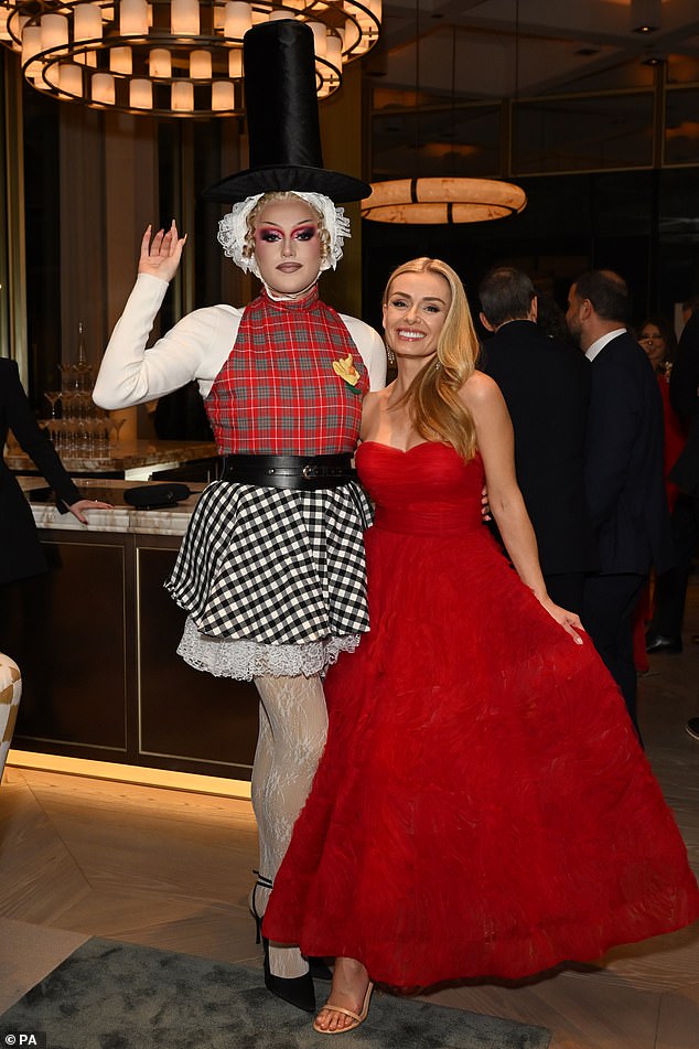 Guests were treated to Welsh-inspired cuisine and a traditional Welsh harp performance, followed by a surprise performance by RuPaul's Drag Race UK star Catrin Feelings
