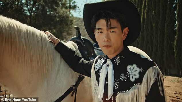 The video sees singer Eric head to the ranch of Rob Rausch following the Traitors finale which saw Rob turn on fellow traitor Eric and take home the full $228,000 prize money himself