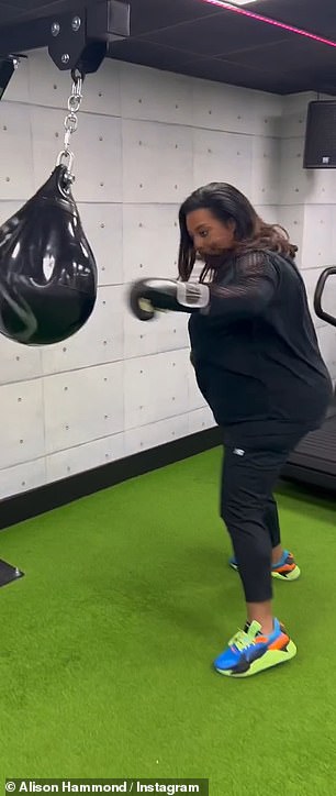 Alison and Lui would do a minimum of two sessions per week, increasing to four depending on her workload and energy levels