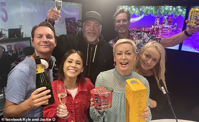'I always imagined if they were going to finish up, they would hold hands like Thelma and Louise and go off the cliff,' Keller said. All pictured with Michael Ethridge and Emma Chow