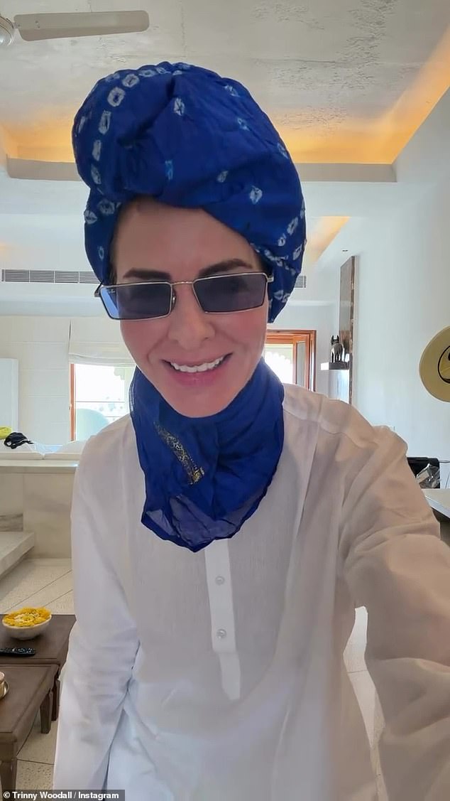 The actress, 60, and her director son, 23, were joined by the beauty and fashion guru, 62, in Dehli, India, on Thursday for the festival