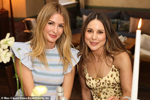 Louise Thompson reunited with her newly-single Made In Chelsea co-star Millie Mackintosh at the launch of her Nobody's Child edit on Friday