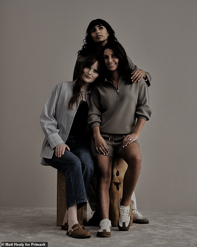 For her second look, Coleen looked radiant in a beige zip-up jumper and shorts co-ord set