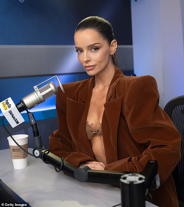 Maura Higgins turned heads as she paid a visit to Page Six Radio at SiriusXM Studios in New York City on Thursday