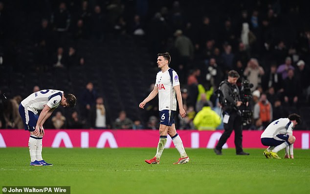 Tottenham's 3-1 defeat by Crystal Palace leaves them just a point clear of the relegation zone