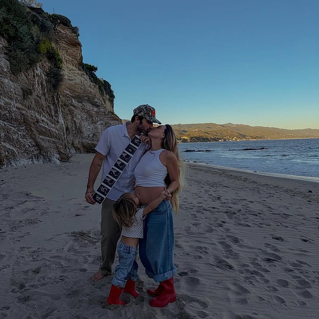 The 42-year-old Hills star took to Instagram to share the exciting news, posting a sweet family snapshot with Tia and their 2-year-old daughter Honey
