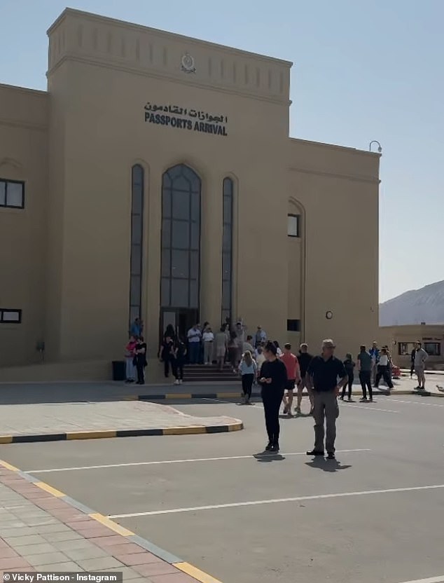 She penned a long caption alongside snaps of their lengthy journey