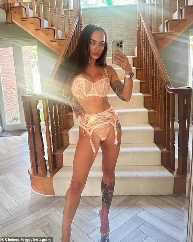 In August 2024, Mark Snr, who has been married for 42 years, liked a selfie of Chelsea, who is the founder of adult content site Admire Me, in a nude underwear set