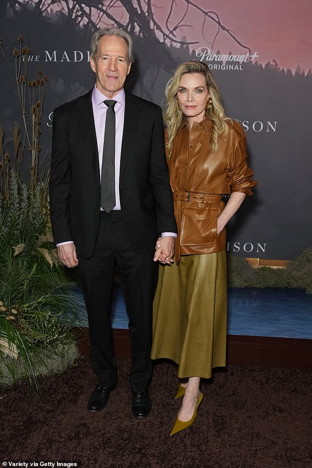 The American actress, 67, and her husband, 69, put on a cosy display for cameras as they arrived on the red carpet ahead of the event, held at the Jazz At Lincoln Center