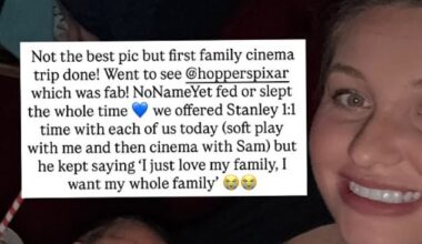 Amy Hart has revealed she enjoyed her first family day out with her newborn son and has shared some sweet words from her eldest child Stanley