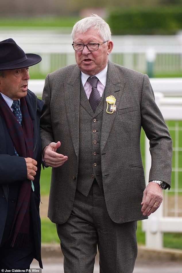 Sir Alex looked dapper in his three piece suit
