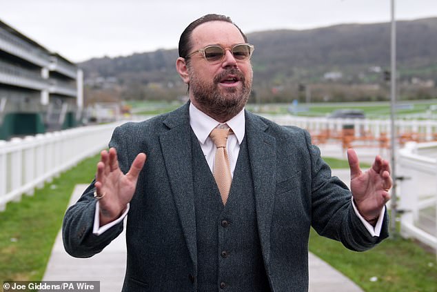 Danny was holding court as he chatted to fellow guests and photographers