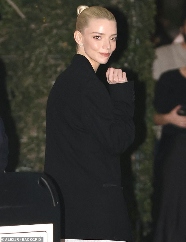 Her face broke into a winning grin as she exited the venue