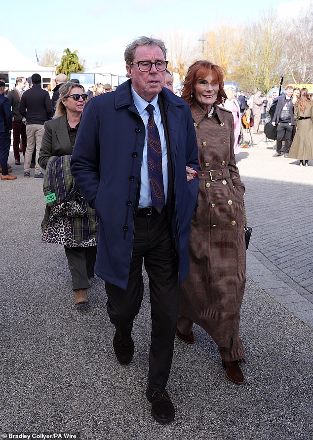 Harry Redknapp attended the races alongside his wife Sandra