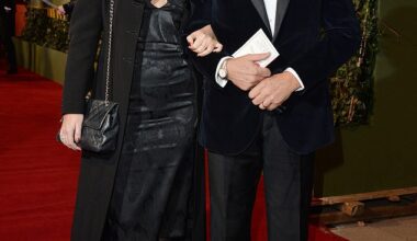 Richard E. Grant has announced that he is set to become a grandfather as daughter Olivia (pictured together) prepares to welcome her first child with husband Florian Wirst this summer