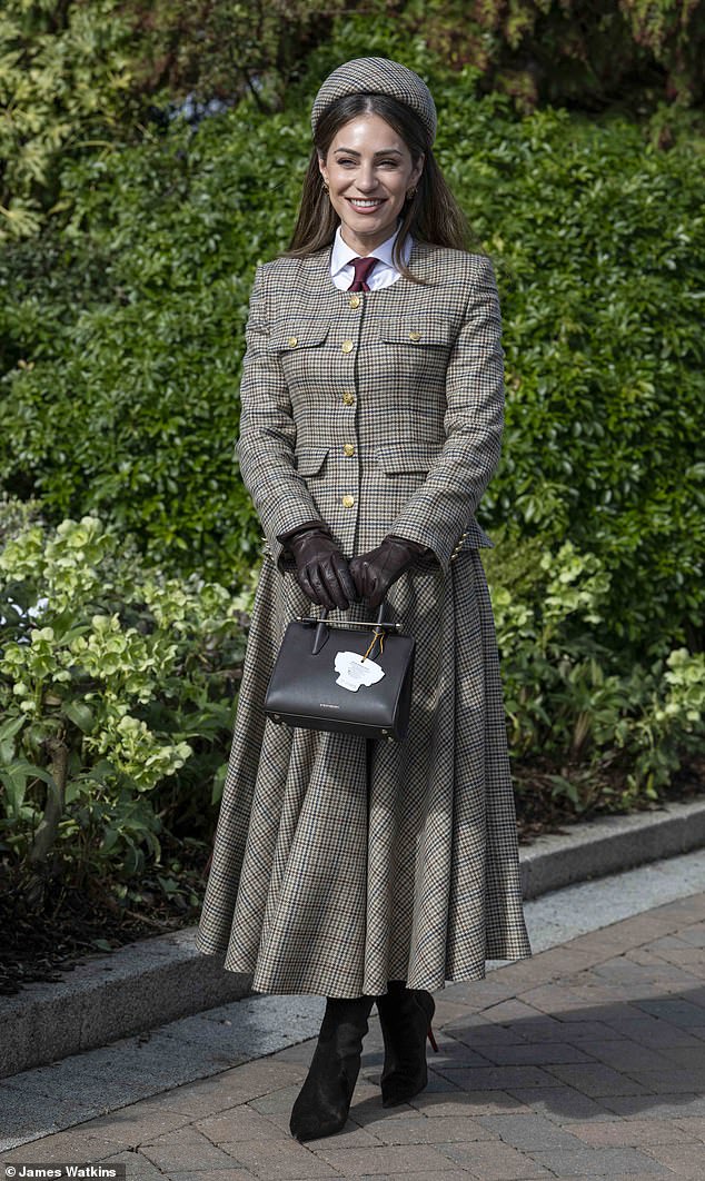Lydia Millen was the epitome of chic in her own Holland Cooper Millen Gordon tweed