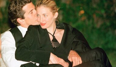 Love Story, a new Disney+ series, explores the tumultuous relationship between John F Kennedy Jr and Carolyn Bessette. The couple pictured in May 1999