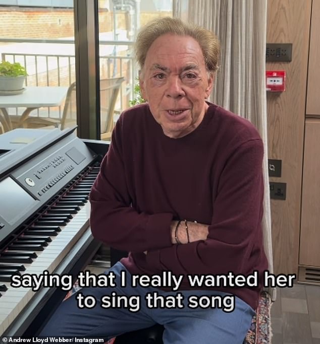 After regaling his memories on the star, he continued: 'If by any chance beautiful lovely Jessie ever gets to see this... well done darling'