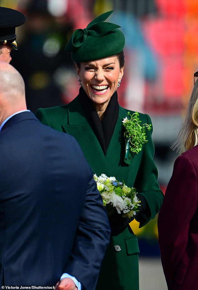 She wore her hair up and opted for a pair of rarely seen emerald and diamond earrings, which she wore at the Earthshot Awards in 2022