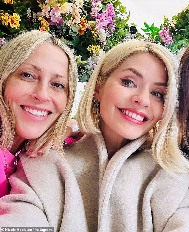 Nicole, a former member of the pop group All Saints, is a key part of Holly's inner circle of famous friends, which also includes Emma Bunton