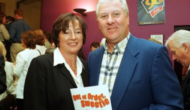 Ronan with his wife Woody. They recently downsized their house outside Kells and moved into an apartment in nearby Trim,
