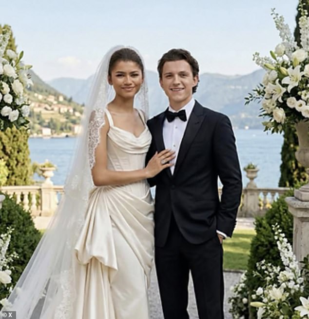 Fuel was added to the rumour mill when fake AI images of the pair's supposed nuptials hit the internet, which the actress admitted had fooled her own family