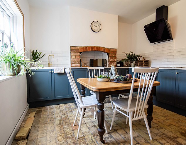 Crab Cottage is a redbrick terrace house in Orford, by the North Sea in East Suffolk