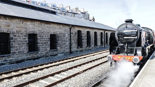 Olton Hall, a converted two-bed engine shed in the North Yorkshire seaside town of Whitby