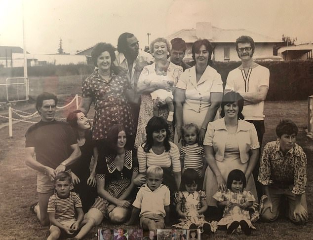 Charmaine's mother, Elizabeth (centre) grew up alone but went on to have nine children, 27 grandchildren and 17 great-grandchildren. Thanks to the efforts of Fraser and Fraser, she now knows her mother was also one of eight children