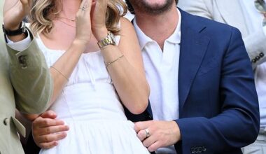 Amelia Woolley and boyfriend Niall Horan at Wimbledon last summer. Amelia's wristwatch looks as though it might have cost a pretty penny too