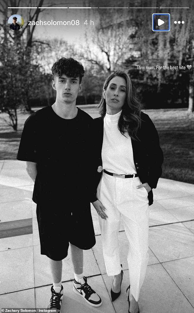 Stacey Solomon's son Zachary has shared his first Instagram photos, thanking his mum for 'the best night' as he celebrated his 18th birthday