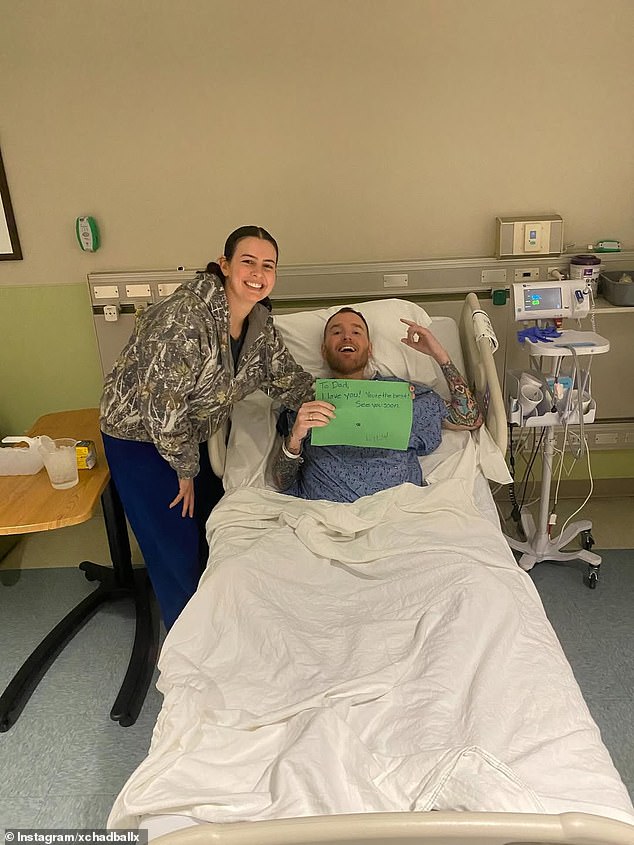 Following Chad's latest help update, fans have flooded him with messages, as one wrote: 'We love you Chad! Keep fighting. The world is a brighter place with your riffs and positivity'