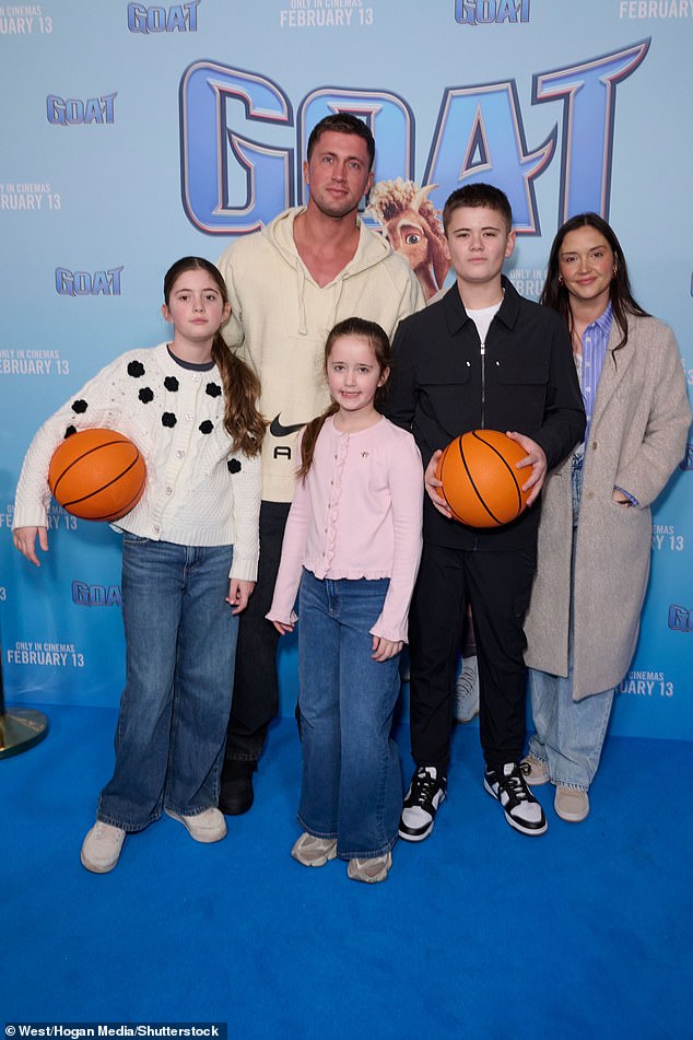 The couple are parents to young daughters Ella, 11, and Mia, seven, while Dan is father to son Teddy, 12