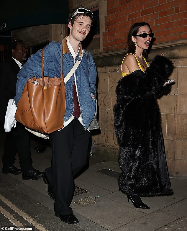 The outing seemed to be a happier affair than Tuesday's gig, when Cruz was visibly emotional on stage