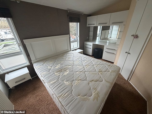 Sources say Andrew is using the static caravan as a base while Marsh Farm is renovated